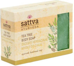 Sattva Μπάρα Σαπουνιού με Tea Tree 125gr Sattva Μπάρα Σαπουνιού με Tea Tree 125gr