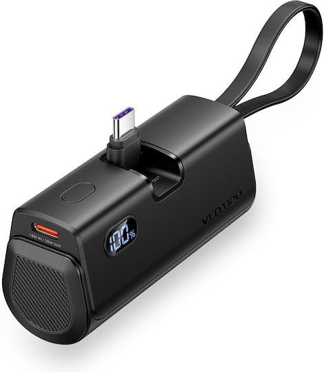 Vention Power Bank 4800mAh 22.5W με Θύρα USB-C Power Delivery / Quick Charge LED Display