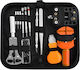 Caseta cu 13 Set de instrumente de reparare a ceasurilor