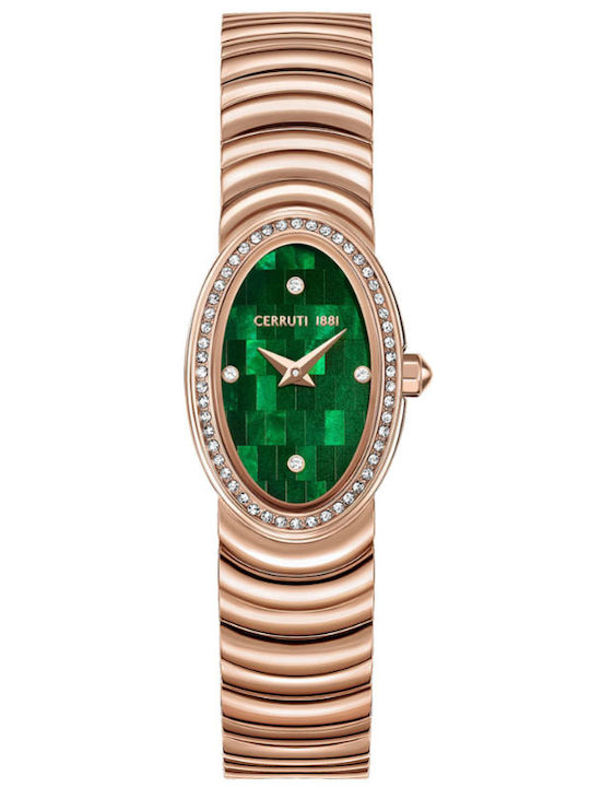 Cerruti Ceas de Damă cu Rose Gold Brățară Metalică