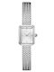 Rosefield Mini Octagon Women's Watch with Silver Metal Bracelet