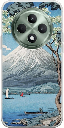 Ukiyo-e Fuji Lake Yamanaka Oppo Reno 12 Fs 5g Flexible TPU Transparent Silicone