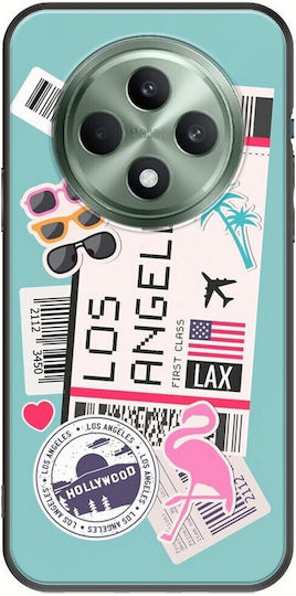 Ticket To Los Angeles Oppo Reno 12 Fs 5g Black TPU Black Silicone