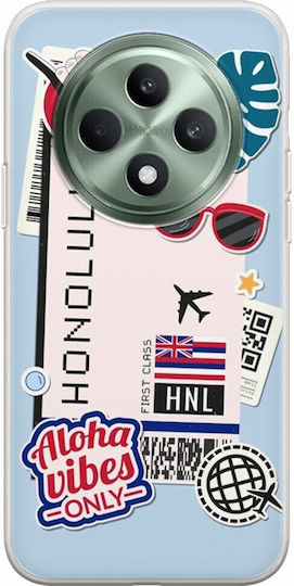 Ticket To Honolulu Oppo Reno 12 Fs 5g Flexible TPU Transparent Silicone