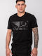 T-shirt Μαύρο