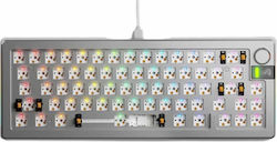 Glorious Gmmk 3 Pro Barebones 65% Keyboard Silver