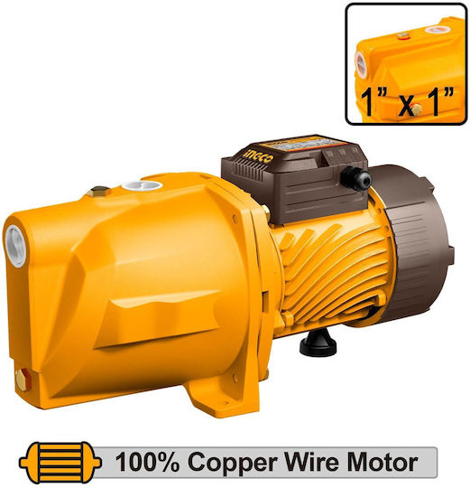Ingco Electric Surface Water Pump with Automatic Suction 1.5hp