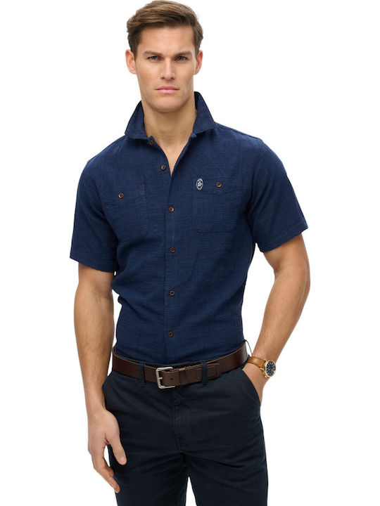Superdry M D2 Stud Merchant Κοντομάνικο Πουκάμι...