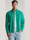 Long-sleeved Cotton Shirt Green