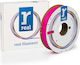 Real Filament PLA 3D Printer Filament 1.75mm Fluorescent Pink 0.5kg 1τμχ (Spool)