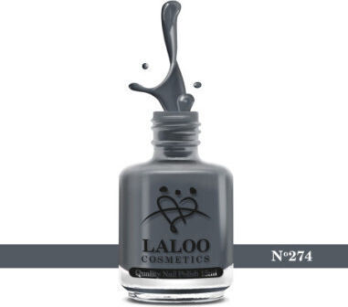 Laloo Cosmetics Glossy Βερνίκι Νυχιών Quick Dry 274 Blue Grey 15ml