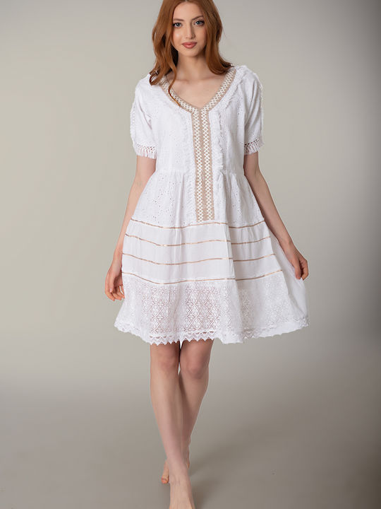 White Beach Caftan