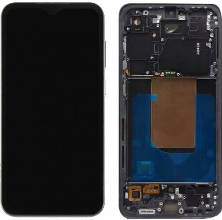 Екран със Сензорен Механизъм за Galaxy S24 FE (Черен)