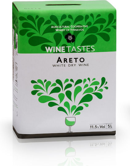 Tyrnavou Wine White Dry In Bag 5000ml