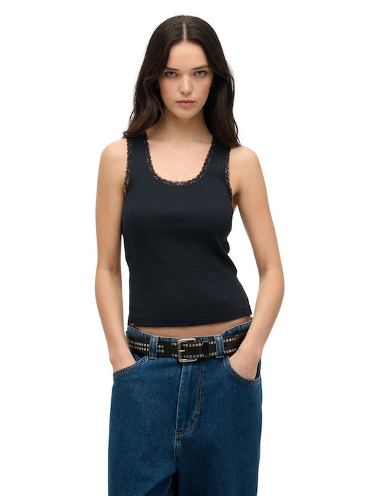 Women's Blouse Sleeveless Blue