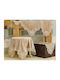 Liolios Home Tischtuch Julia Beige 85x85cm