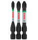 Μυτες Σετ Pz1-2-3/55mm 3 Τεμαχια Impact Control Pro Bosch 2608521u57