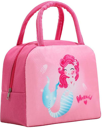 Amber Kids' Insulated Lunch Bag Handbag 5.5L Pink 19x14x23cm