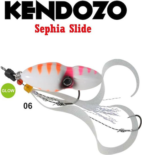 Kendozo Lures Sephia Slide Tintenfisch-Jigs 5,5cm/100g 06