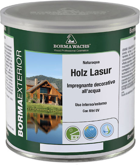 Borma Wachs Naturaqua Holz Lasur Wasser Oregon 750ml