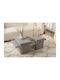 Rechteckiger Zentral Kaffeetisch Sanctuary Holz Grau M110xB45xH41,5cm