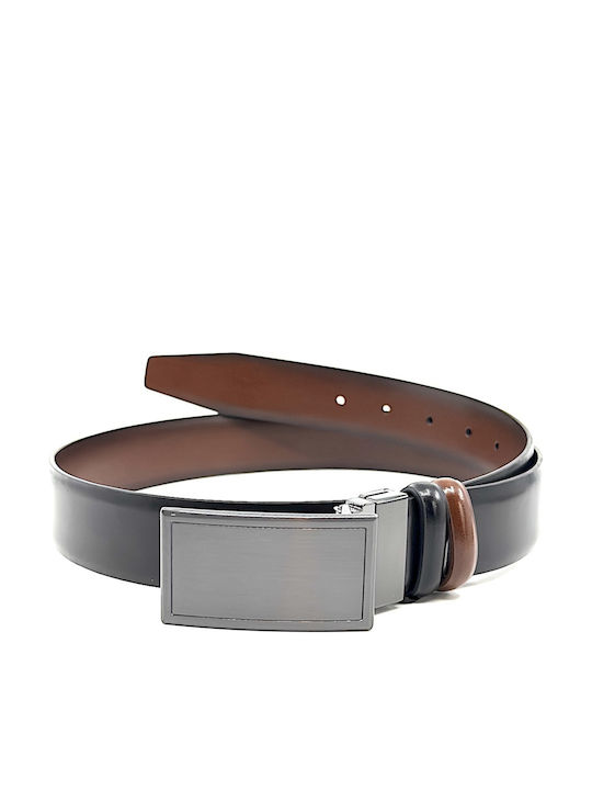 Legend Accessories Мъжки Колан Кожен от Кожа Дв...