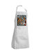 Koupakoupa Giannis Antetokounmpo Ποδιά Κουζίνας Λευκή 22x40cm KP_29297_apron-bbq-adult