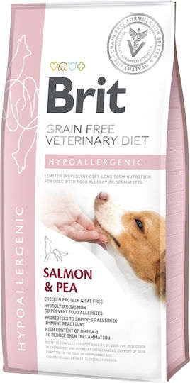 Brit Hypoallergenic 12kg Ξηρά Τροφή Διαίτης για Κουτάβια με Σολομό