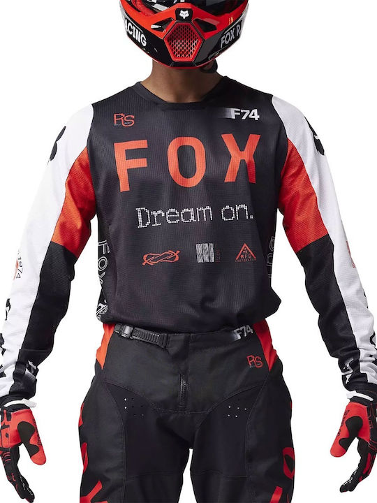 Fox 180 Race Spec Männer Motocross-Shirt FLUORESCENT RED