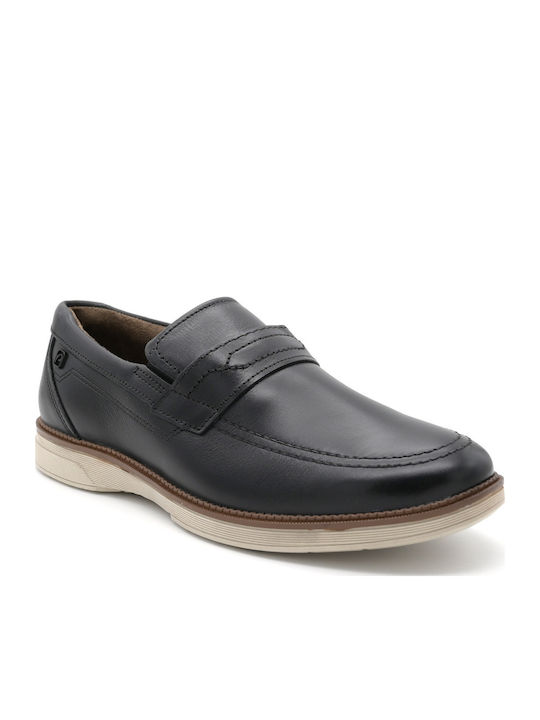 Pegada Δερμάτινα Ανδρικά Loafers σε Μαύρο Χρώμα