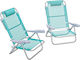 Outsunny Small Chair Beach Aluminium with High ...