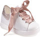 Gorgino Βαπτιστικά Δερμάτινα Sneakers Λευκά