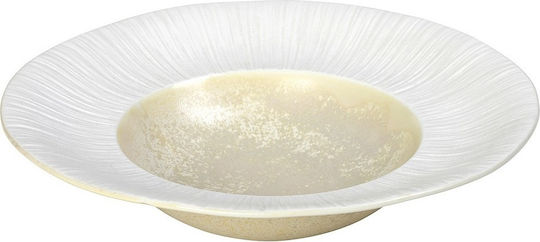 Espiel Zen Sun Plate Pasta made of Porcelain Beige with Diameter 28cm