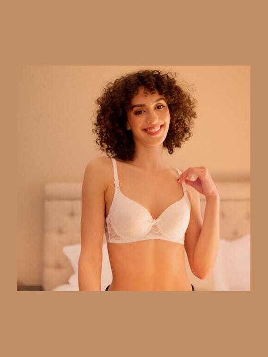 White Sutien cu căptușeală ușoară & cu Baloane