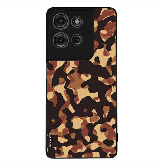Sonique Camouflage Army Series Case for Motorola Moto G75 5G Brown 01