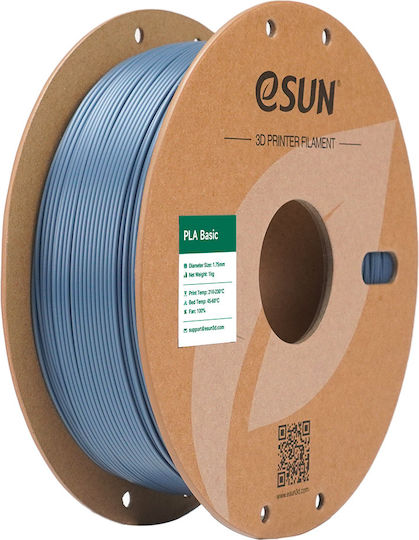 Esun PLA 3D Printer Filament 1.75mm Γκρι 1kg 1τμχ (Spool)