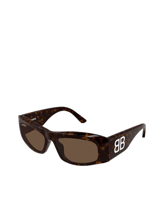 サングラス BALENCIAGA Woman Sunglasses Brown BB0350S 002 BALENCIAGA BB0350S 002 Sunglasses Brown Frame Brown Mirror