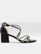 Sandals with Strass Black