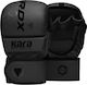 Rdx Sparring Grappling Handschuhe Shooter F6 Matt Schwarz L XL