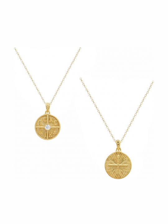 Art d or Halskette Konstantin Talisman aus 9K Gold Art d or Halskette Konstantin Talisman aus 9K Gold