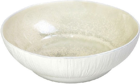 Espiel Zen Sun Serving Bowl Round made of Porcelain Beige with Diameter 11.5cm