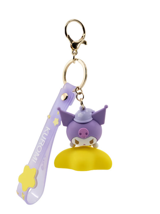 Yume Toys Hello Kitty Sanrio Leuchtender Schlüsselanhänger Kuromi