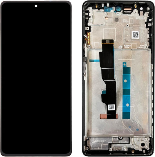 Екран със Сензорен Механизъм и Рамка за Xiaomi Redmi Note 13 5G (Черен)