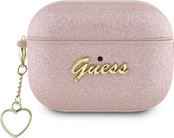 Guess Charm Силиконов Калъф в Розов Цвят за App...