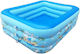 Children's PVC Inflatable Swimming Pool 160x130x60 cm Light Blue