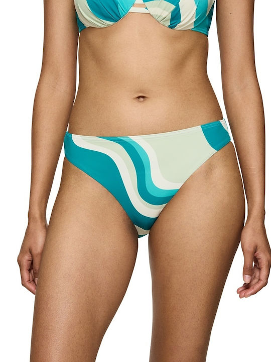 Summer Mix & Match Bikini Slip Τιρκουάζ