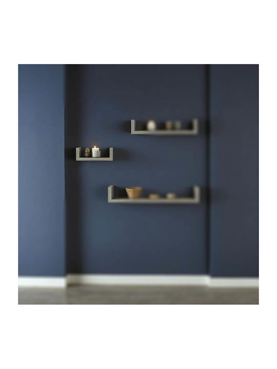 Shelf Wall Derva Grey 30x15x10cm
