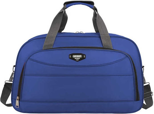 Reisetasche Blau Stoff L50xB18xH30cm