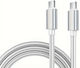 Panora USB 2.0 Cable USB-C male - USB-C Ασημί 1m 14233