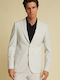 Men's Suit Jacket Off White